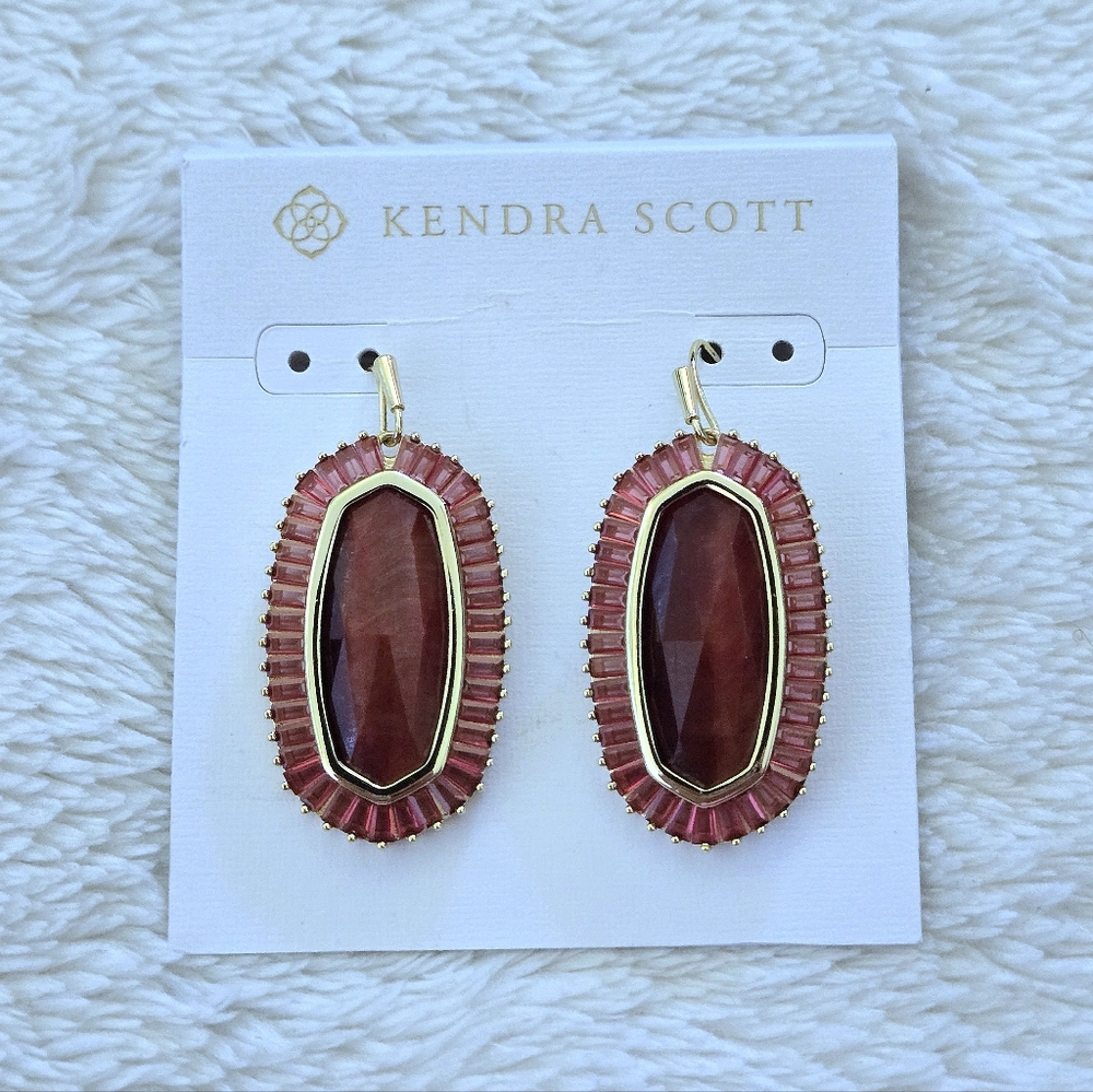 Kendra Scott "Baguette Elle" Drop⬇️ Earrings - Picture 13 of 16